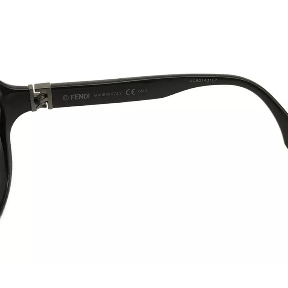 Authentic FENDI FF Logo Eyewear Sunglasses Black with case - Picture 9 of 10